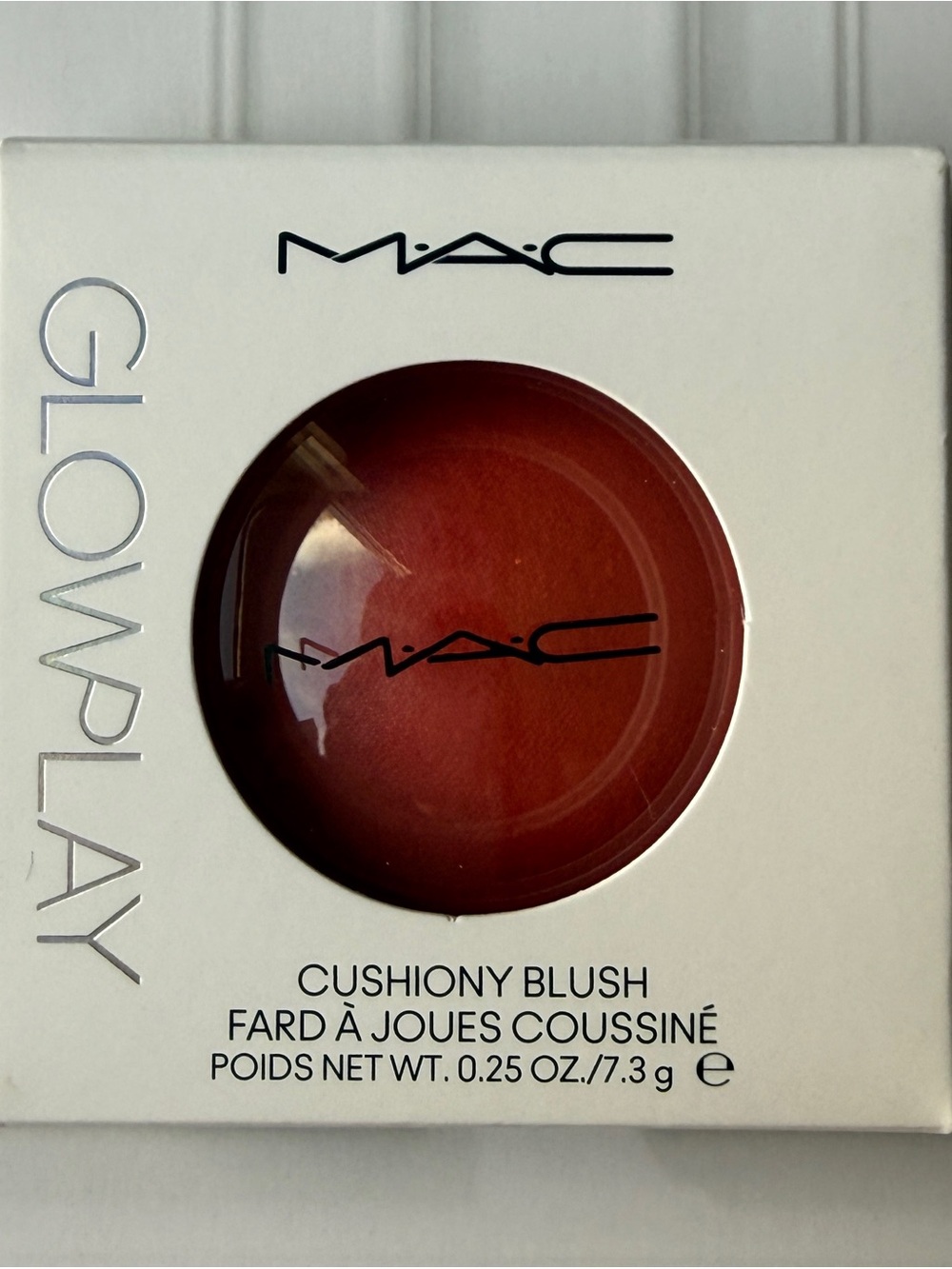 MAC Glow Play Cushiony Blush That’s Peachy NIB Full Size 7.3g